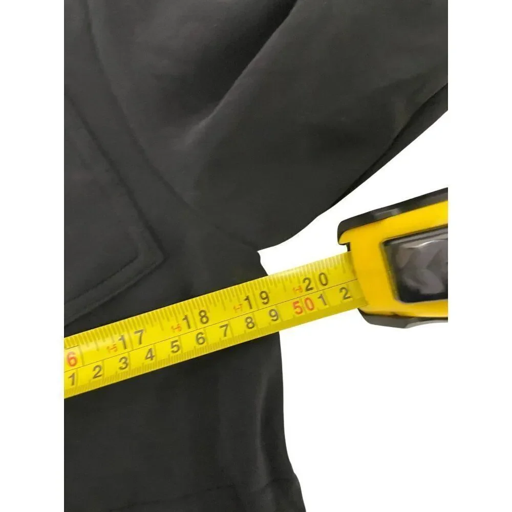 Oysho Womens Jacket XS Black High Neck full Zip Adjustable Waist 0540/791 NWT